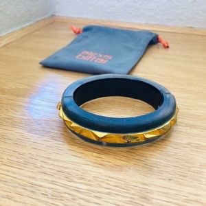 Alexis Bittar gold/gray bangle